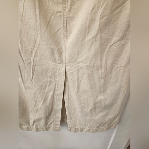 NWT - Eddie Bauer "Stone" Cotton Cargo Skirt - Size 14 - Picture 5 of 10